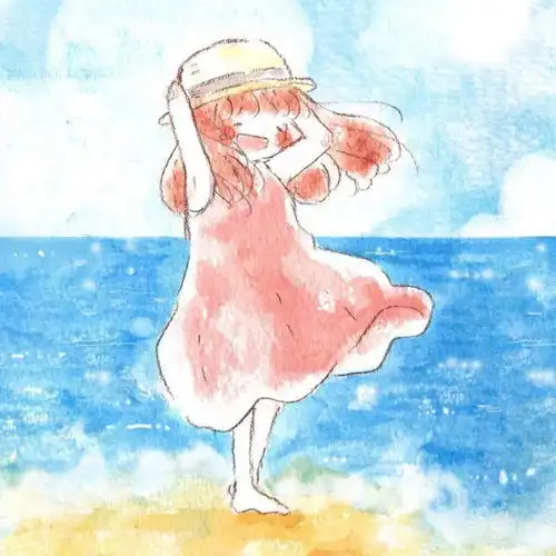 搞怪头像情侣人物黄褐色