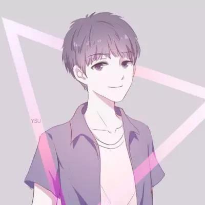  情深迢迢情头动漫一男一女可爱可爱点