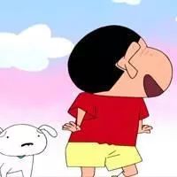 微信头像蜡笔小新情侣背景