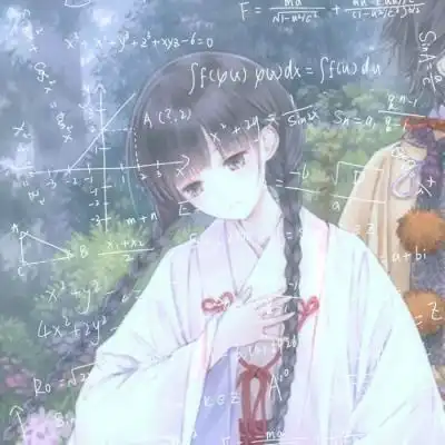  带公式的卡通情侣头像