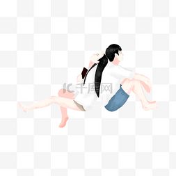  人背靠背图片人背靠背图片素材免费下载千库网