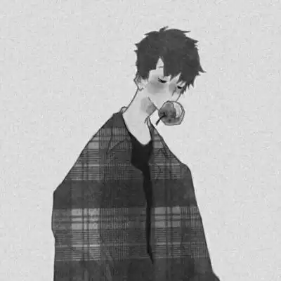 黑白动漫情侣头像冷酷图片简约黑白情侣头像一人一张  黑白动漫情侣头像冷酷图片简约黑白情侣头像一人一张