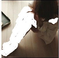  情侣头像一个女的坐在地板上双手抱着大腿只穿了白色的衬衫,露出双脚没穿鞋跪求男生的q879965659跪求