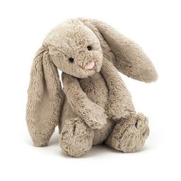  jellycat毛绒玩偶害羞系列之邦尼兔卡其色67cm