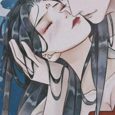 古风情侣黑头像动漫