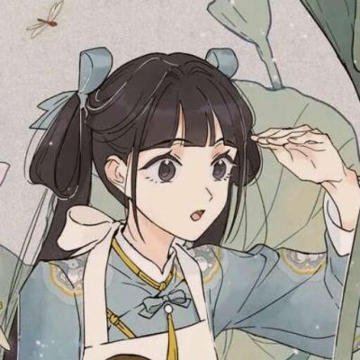  古风情侣头像那年桃夭,红豆暗抛