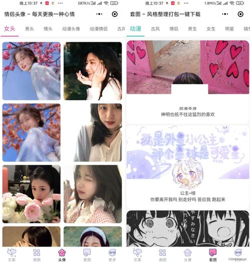  全新文案馆头像壁纸小程序源码带后台的