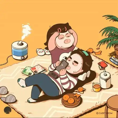  谈恋爱吗一起发胖的那种一组小情侣甜蜜日常,我酸了