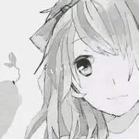  黑白动漫情侣头像