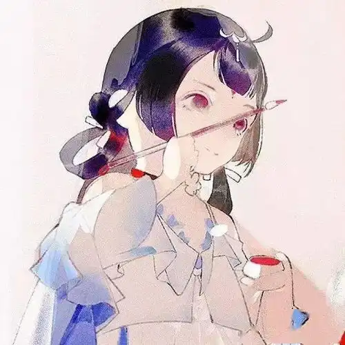  古风情侣头像