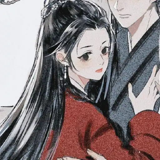 古风情侣黑头像出妻