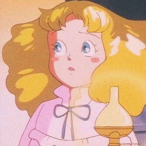  动漫女头粉色系头像
