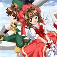  魔卡少女樱情侣头像q版微信头像图片大全