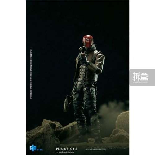  hiya海雅玩具dc漫画不义联盟2红头罩沼泽怪物118可动人偶