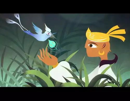 孔雀公主头像卡通